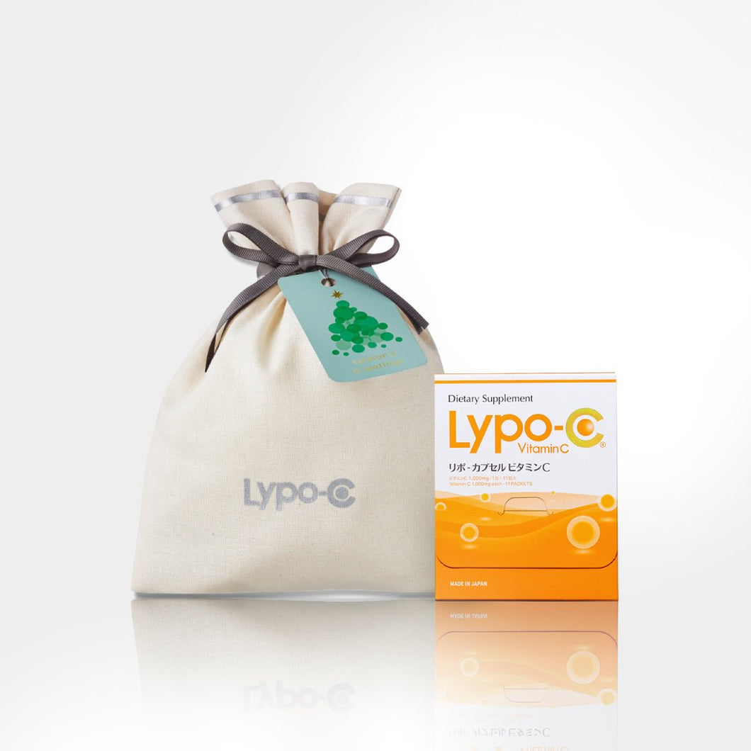 【クリスマス期間限定】Lypo - Cギフト 11包入（Vitamin CまたはVitamin C+D）ラッピング付 - リポ・カプセル Lypo - C公式ショップ