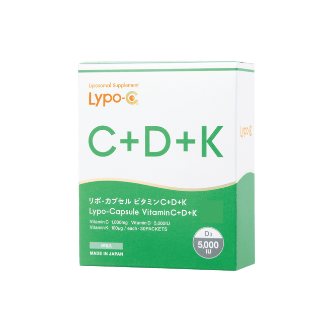 Lypo-C Vitamin C+D+K 30包入 - リポ・カプセル Lypo-C公式ショップ