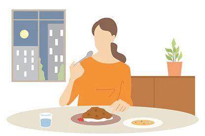 野菜・果物をあまりたべない