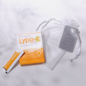 【ギフト】Lypo-C(11包入)+オーガンジー巾着 - リポカプセルビタミンC Lypo-C オフィシャル