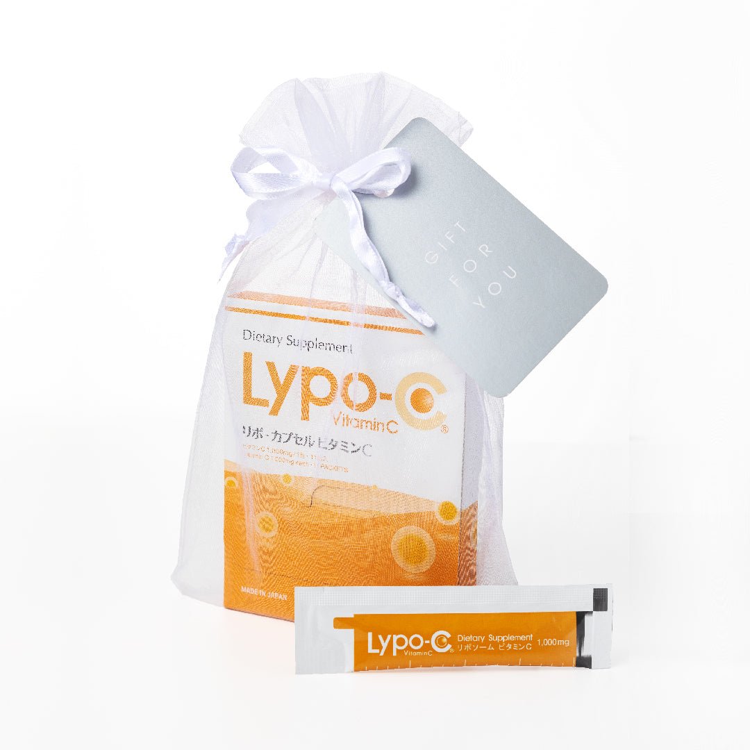 【ギフト】Lypo-C(11包入)+オーガンジー巾着 - リポカプセルビタミンC Lypo-C オフィシャル