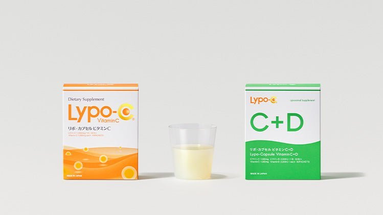 LYPO-C リポC+D リポカプセルビタミンC＋D リポソーム型サプリメント「リポ・カプセル」ブランドから「Lypo